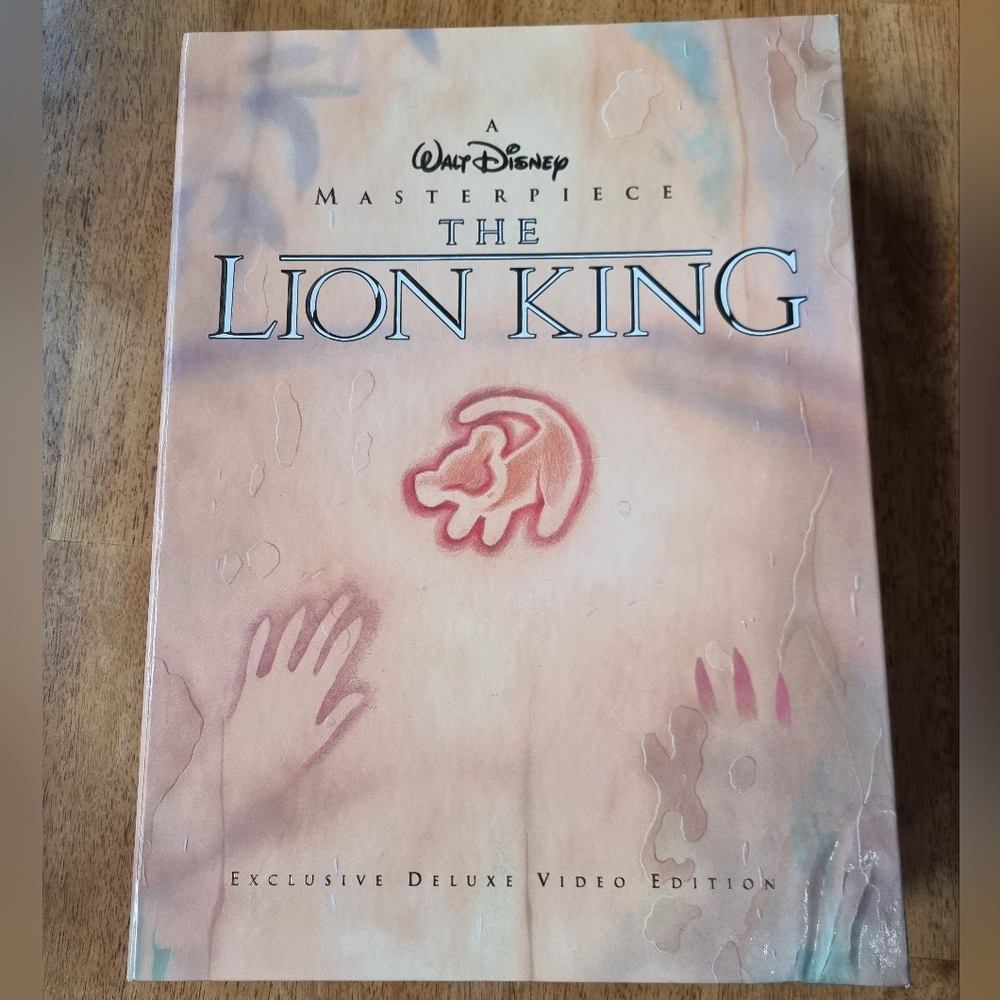 VINTAGE Disney Masterpiece 'The Lion King' Exclusive Deluxe VHS Video Edition